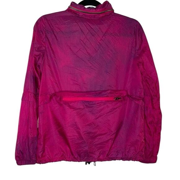 Saks Fifth Avenue Windbreaker Jacket with Hidden Hood and Travel Pouch - Picture 5 of 13